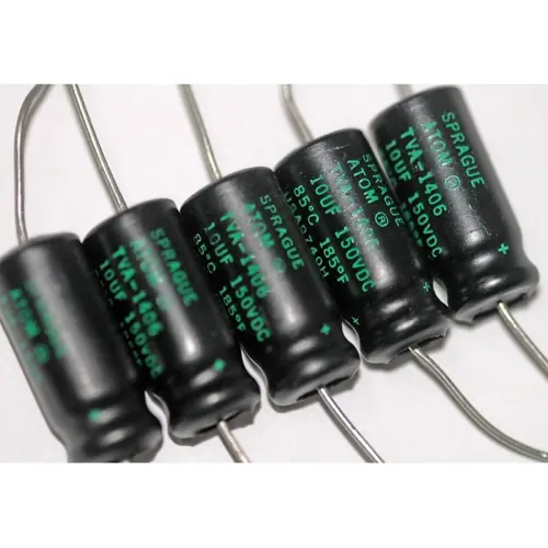 Capacitor electrolítico 10µF 25V (paquete de 10)