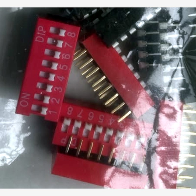 DIP switch de 8 posiciones