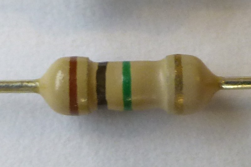 Resistencia 1MΩ 1/4W (paquete de 10)